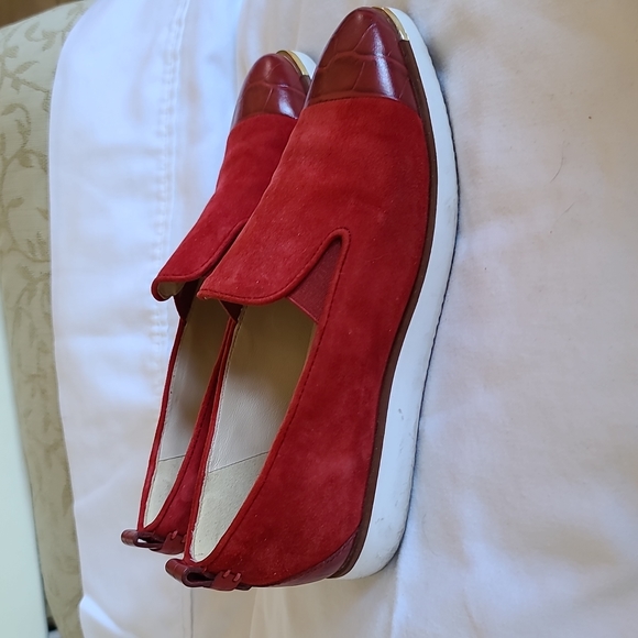 Cole Haan red slip on - Picture 2 of 6